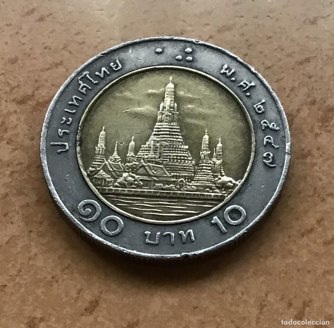 Monedas antiguas de Asia: 10 baht de Tailandia. A&ntilde;o 2006