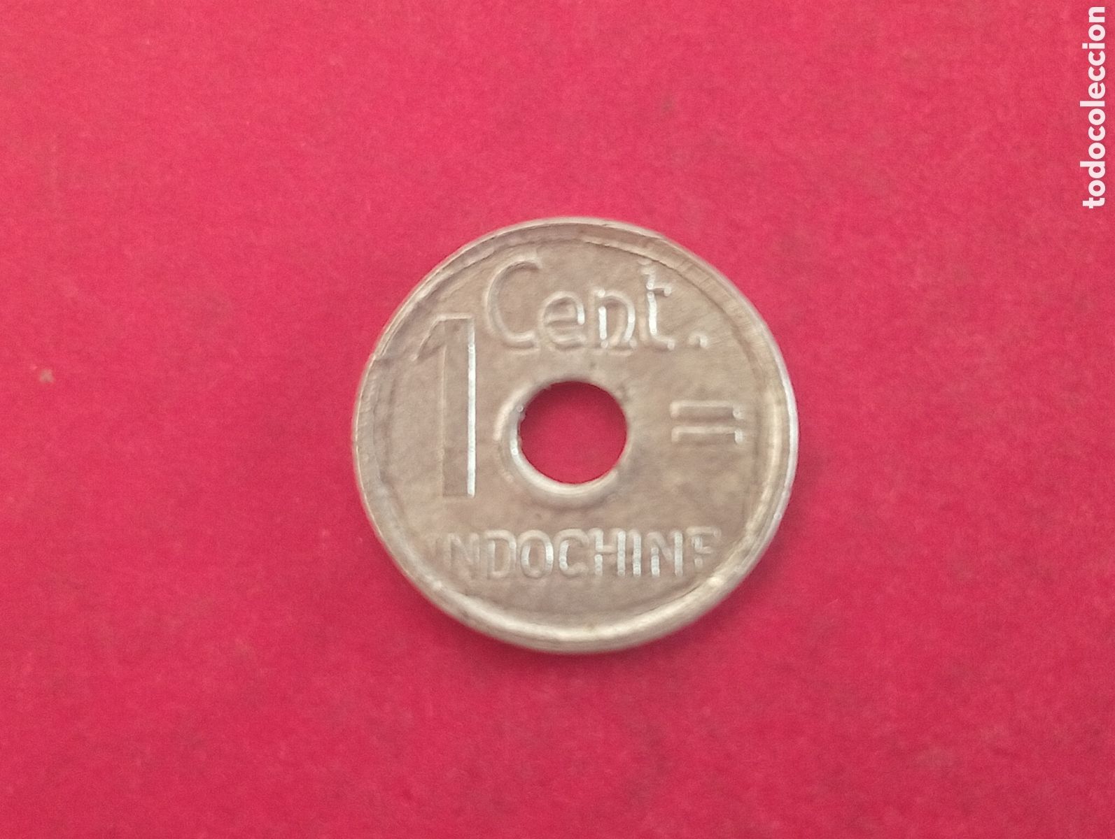 Monedas antiguas de Asia: 1 cent de Indochina 1943