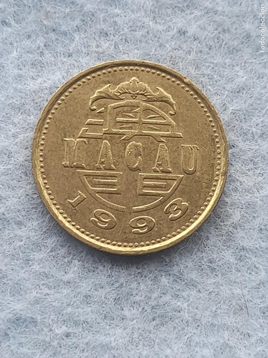 Monedas antiguas de Asia: Macao. 10 Avos. A&ntilde;o 1993. - Foto 1