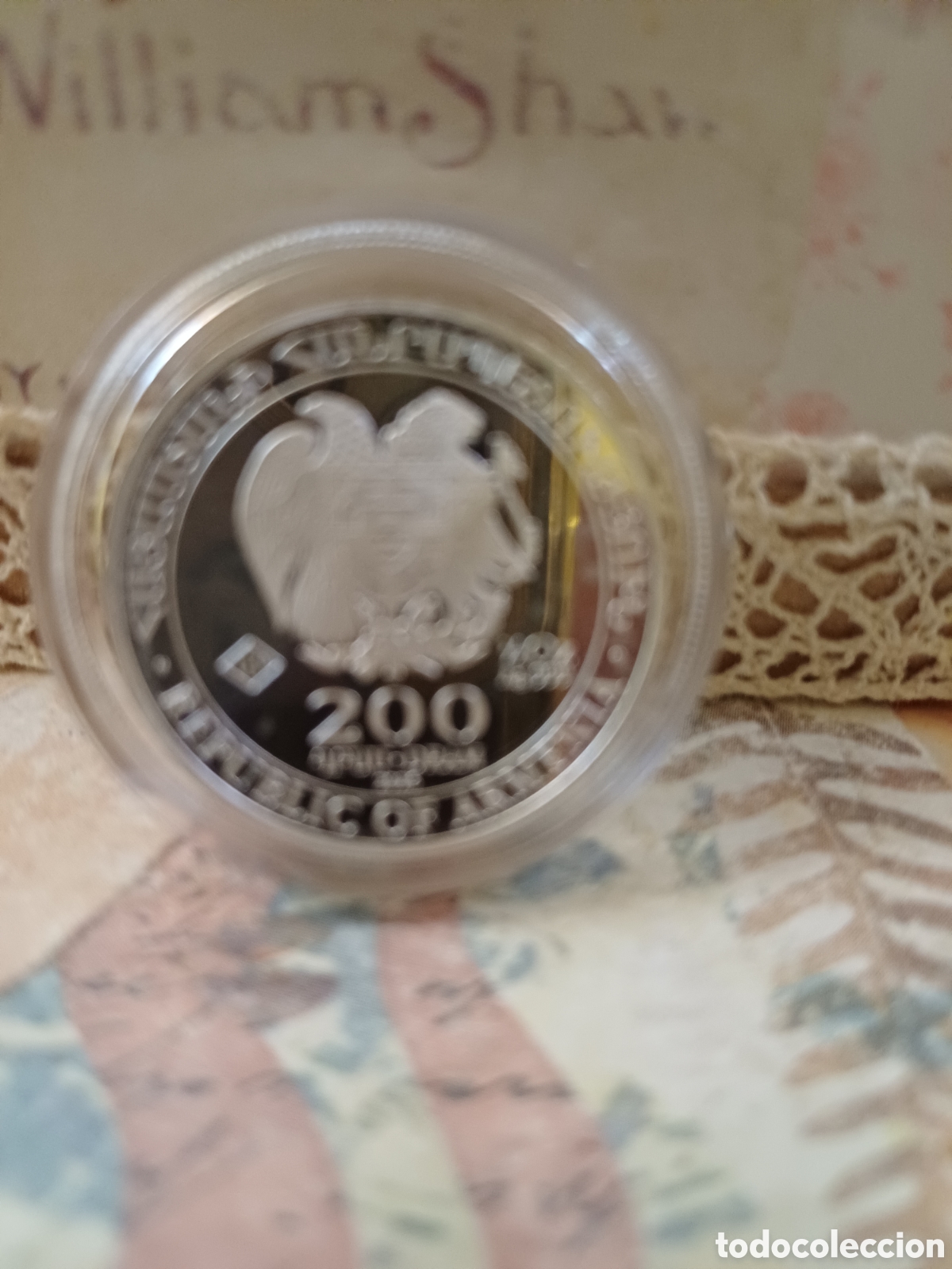Monedas antiguas de Asia: Moneda de plata 1/2 Arca de Noe - Foto 3