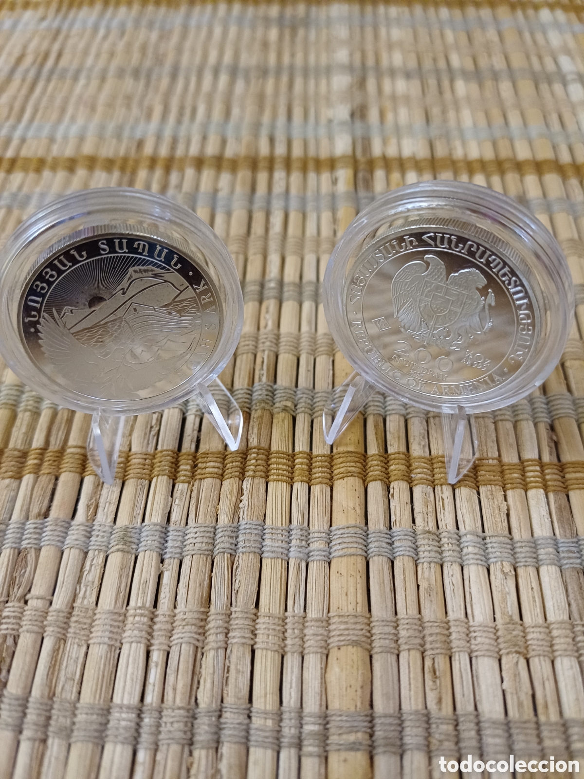 Alte M&uuml;nzen aus Asien: Moneda de plata 1/2 Arca de Noe