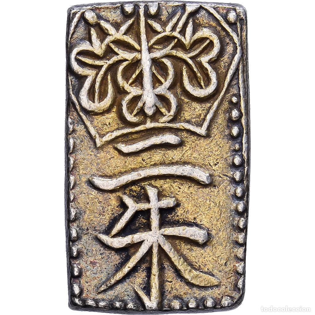 Monedas antiguas de Asia: [#1547082] Jap&oacute;n, Tempo, 2 Shu, Nishu Gin, 1832-1858, Electro, MBC