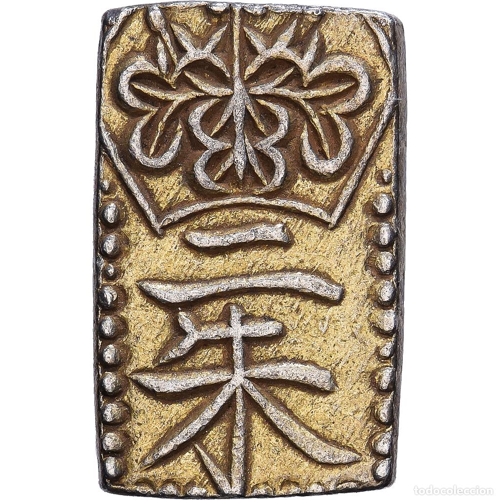 Monedas antiguas de Asia: [#1547086] Jap&oacute;n, Tempo, 2 Shu, Nishu Gin, 1832-1858, Electro, MBC