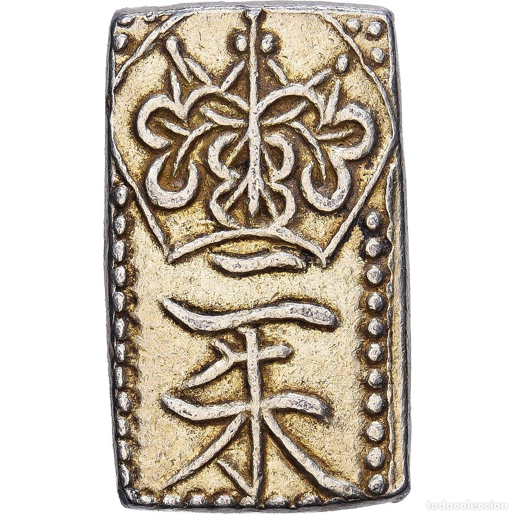 Monedas antiguas de Asia: [#1547092] Jap&oacute;n, Tempo, 2 Shu, Nishu Gin, 1832-1858, Electro, MBC