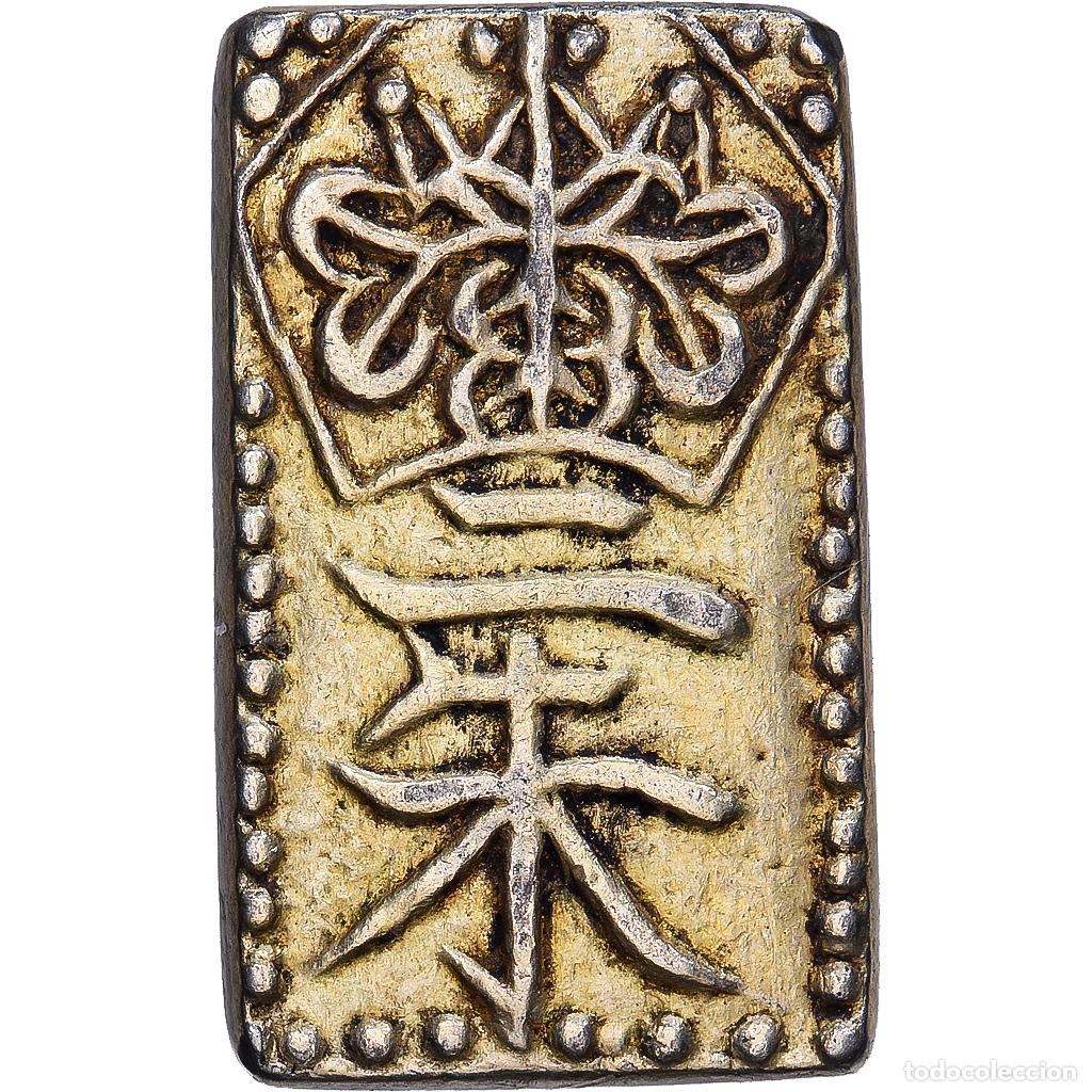 Monedas antiguas de Asia: [#1547097] Jap&oacute;n, Tempo, 2 Shu, Nishu Gin, 1832-1858, Electro, MBC