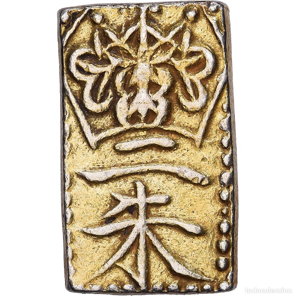 Monedas antiguas de Asia: [#1547104] Jap&oacute;n, Tempo, 2 Shu, Nishu Gin, 1832-1858, Electro, BC+