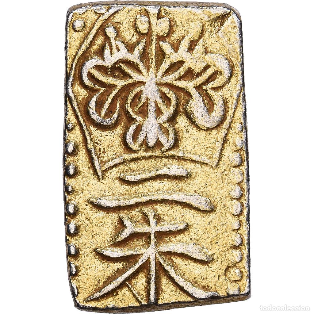 Monedas antiguas de Asia: [#1547101] Jap&oacute;n, Tempo, 2 Shu, Nishu Gin, 1832-1858, Electro, BC+