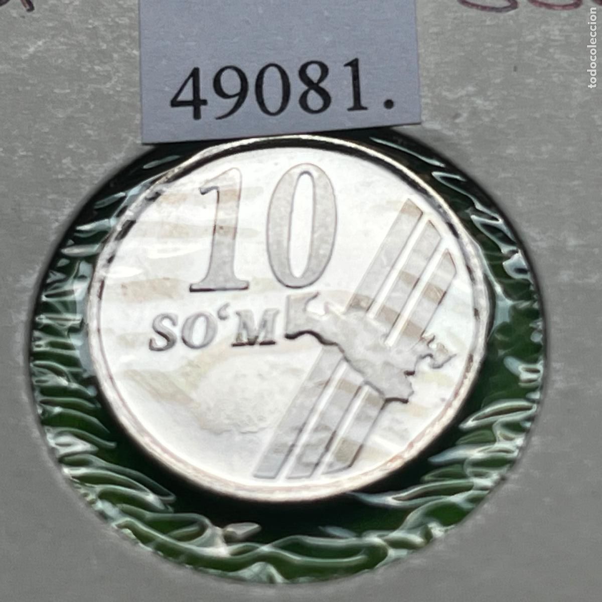 Monedas antiguas de Asia: Uzbekistan 10 som 2001