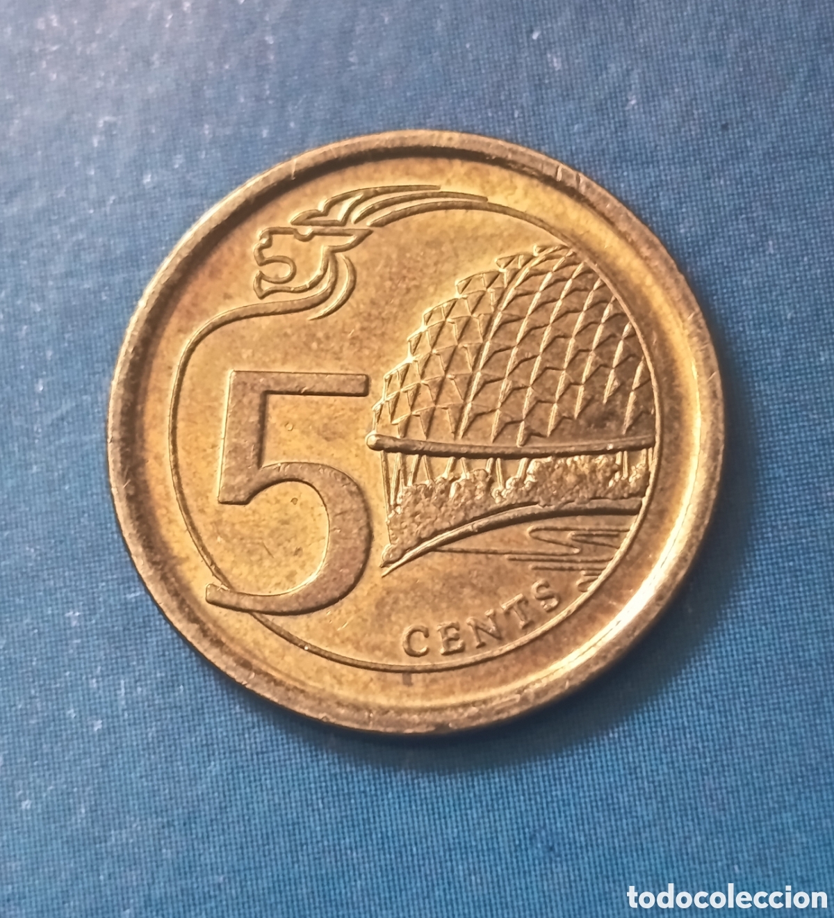 Monedas antiguas de Asia: Moneda 5 C&eacute;ntimos Singapur 2014 EBC - Foto 2