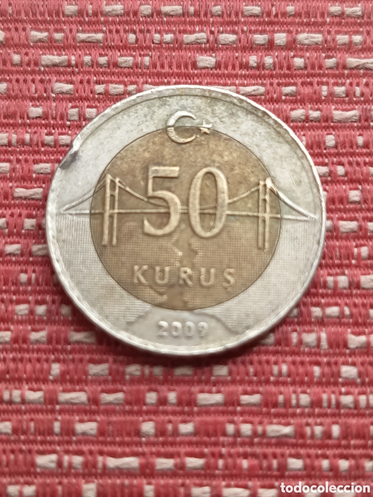 Monedas antiguas de Asia: Turqu&iacute;a 50 Kurus 2009