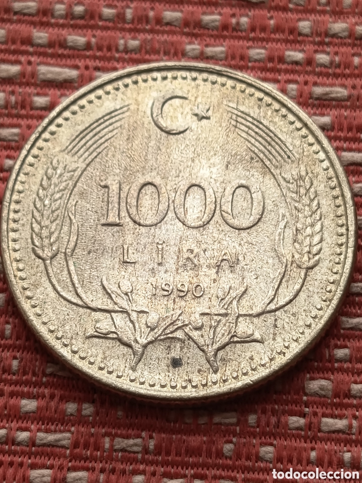 Monedas antiguas de Asia: Turqu&iacute;a 1000 Liras 1990