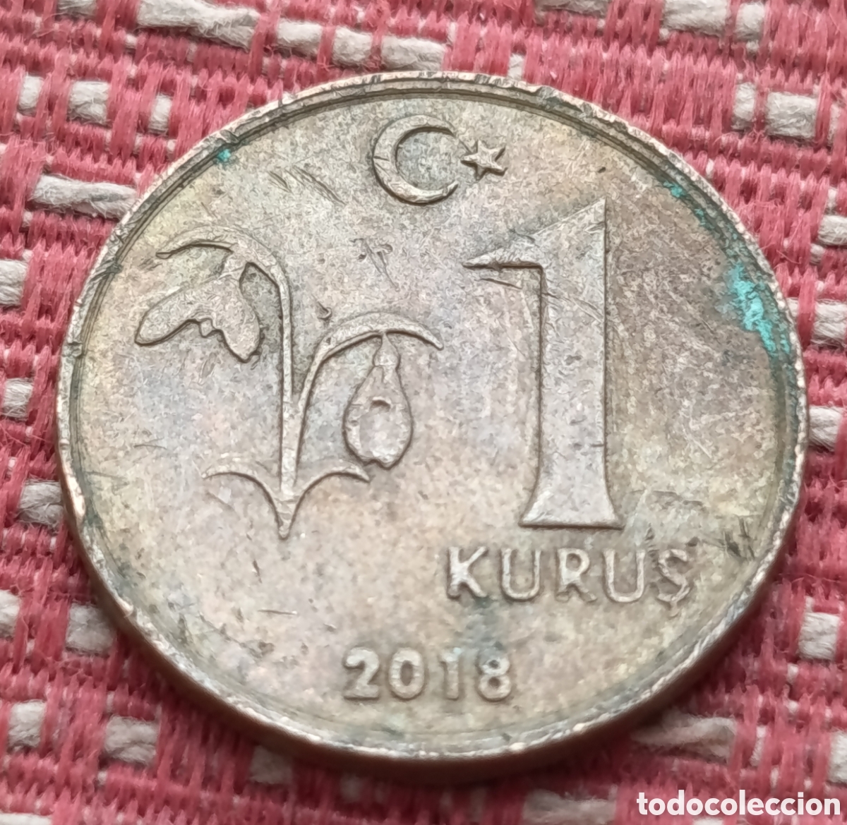 Monedas antiguas de Asia: Turqu&iacute;a 1 Kurus 2018
