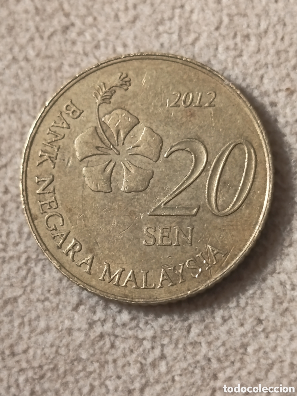 Monedas antiguas de Asia: Malasia 20 Sen 2012 Sen - Foto 1