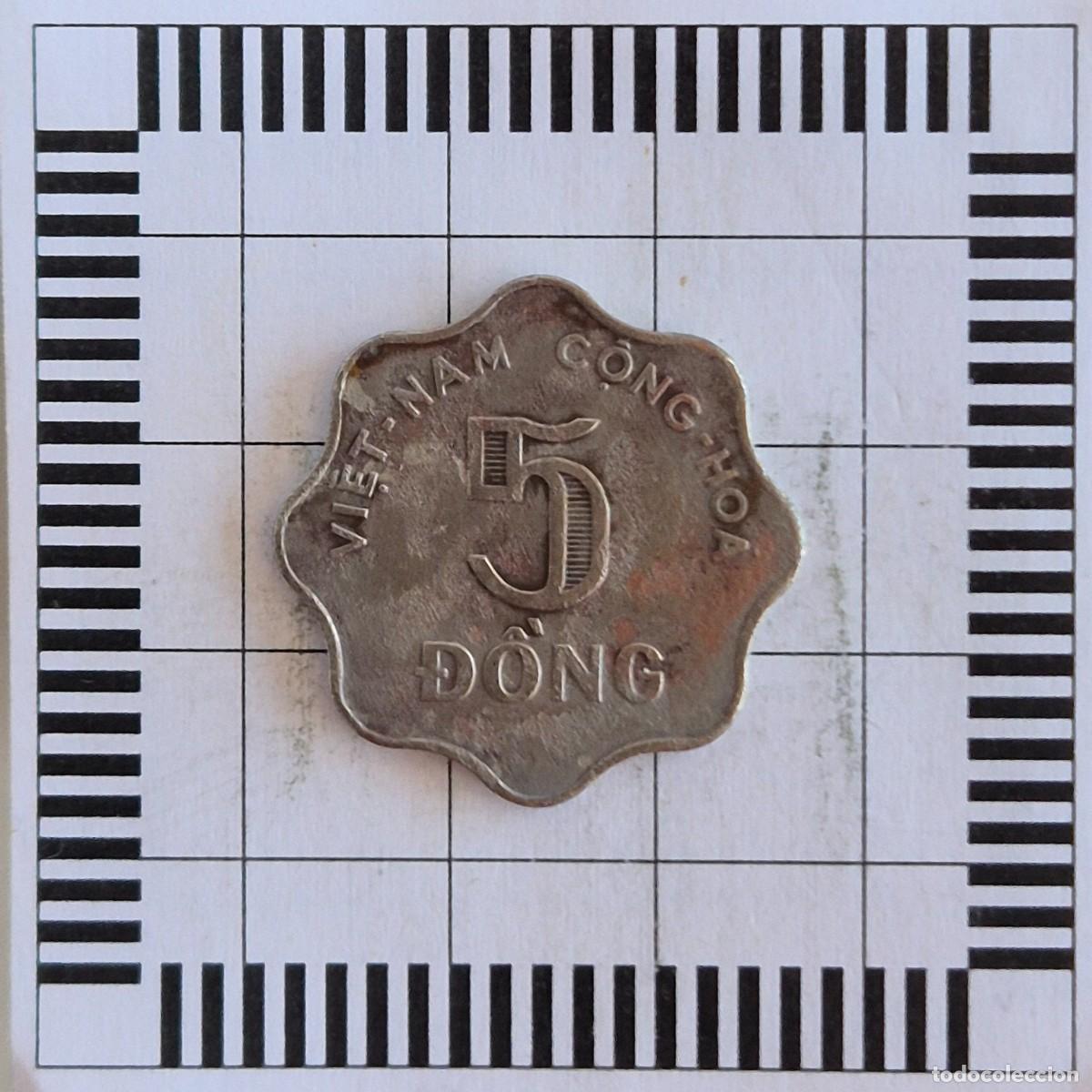 Monete antiche di Asia: 5 DONG, VIETNAM DEL SUR. 1966. (KM#9).