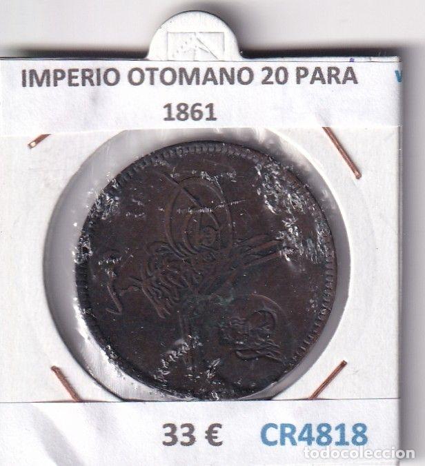 Alte M&uuml;nzen aus Asien: CR4818 MONEDA IMPERIO OTOMANO 20 PARA 1861