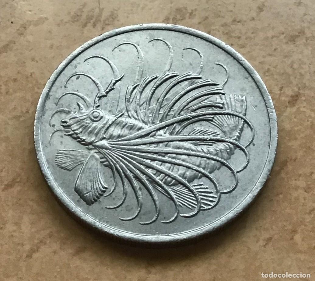 Monedas antiguas de Asia: 50 centavos de Singapur. A&ntilde;o 1978 - Foto 2