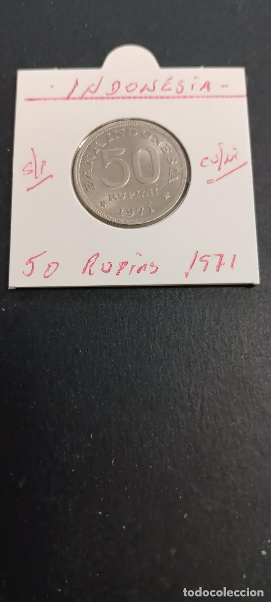 Monedas antiguas de Asia: INDONEIA 50 RUPIAS 1971 S/C KM=35 (CUPRONIQUEL)