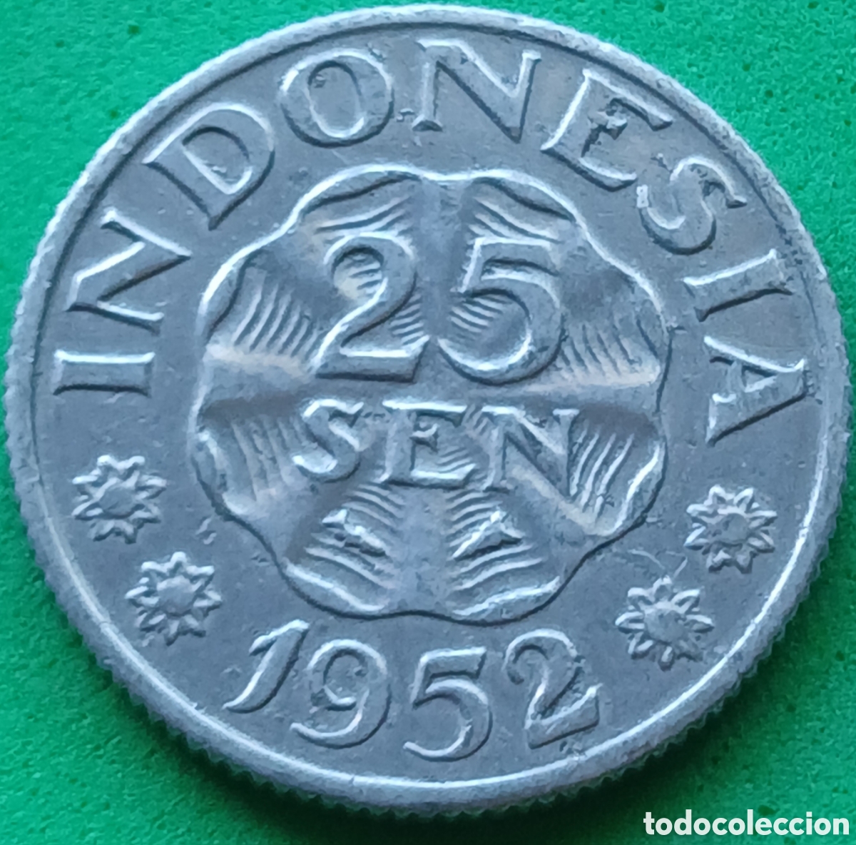 Monedas antiguas de Asia: Indonesia 25 sen 1952 km#8