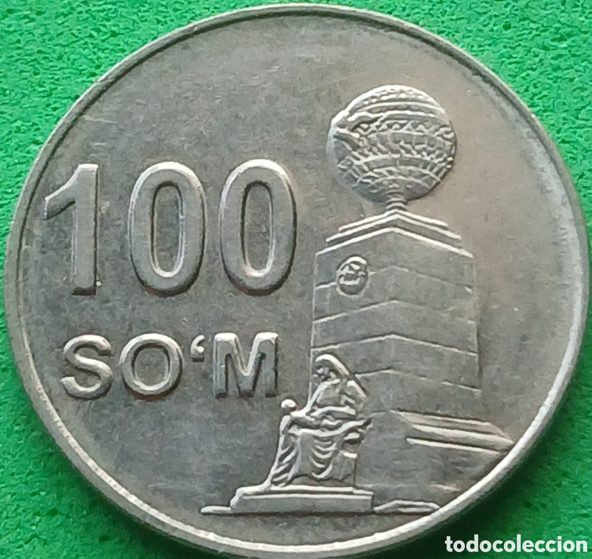 Monedas antiguas de Asia: Uzbekist&aacute;n 100 so'm 2018 UC#2