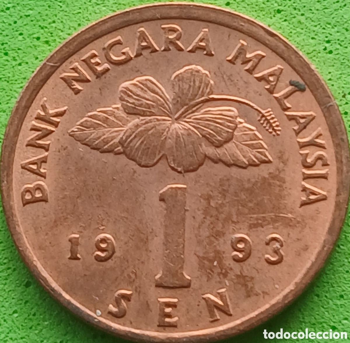 Monedas antiguas de Asia: Malasia 1 sen 1993 km#49