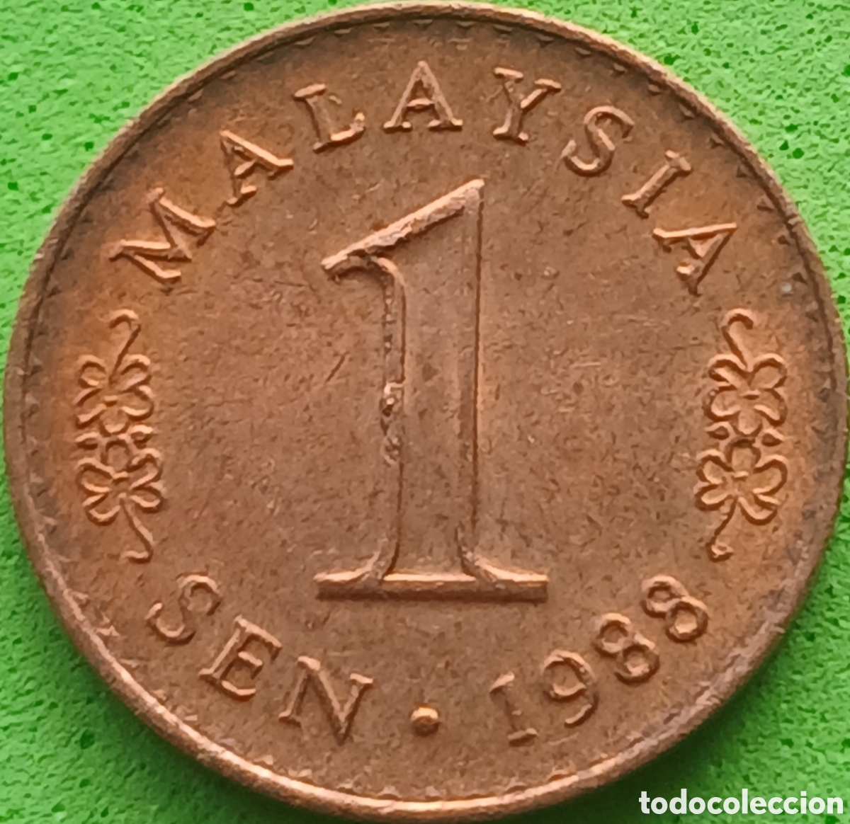 Monedas antiguas de Asia: Malasia 1 sen 1988 km#1a