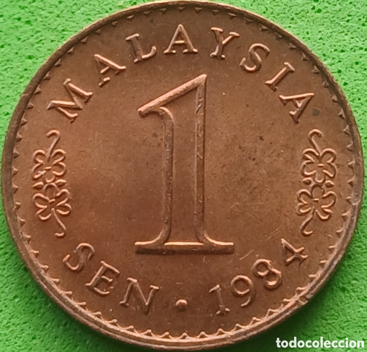 Monedas antiguas de Asia: Malasia 1 sen 1984 km#1a