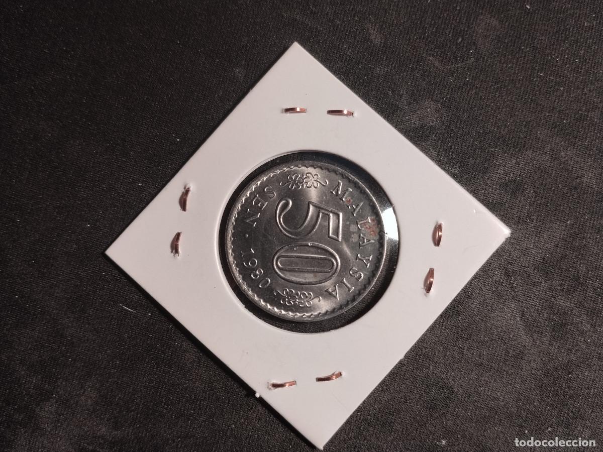 Monedas antiguas de Asia: MALASIA 50 SEN 1980 - MONEDA ASI&Aacute;TICA