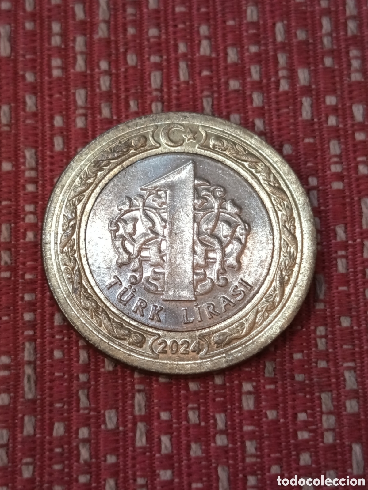 Monedas antiguas de Asia: Turqu&iacute;a 1 Lira 2024 Lira