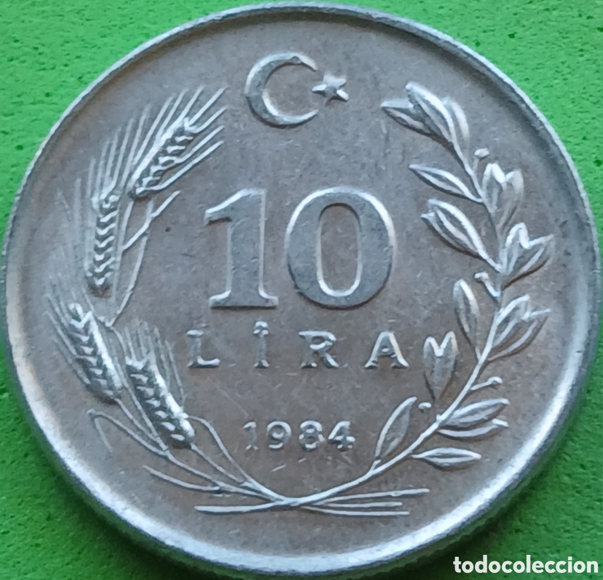 Monedas antiguas de Asia: Turqu&iacute;a 10 liras 1984 km#964