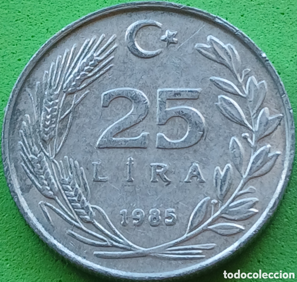 Monedas antiguas de Asia: Turqu&iacute;a 25 liras 1985 km#975