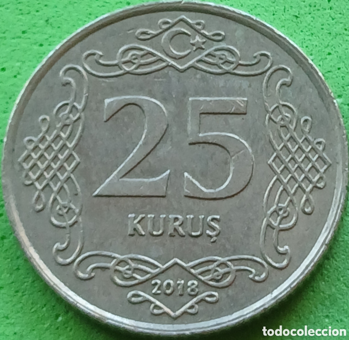 Monedas antiguas de Asia: Turqu&iacute;a 25 kurus 2018 km#1242