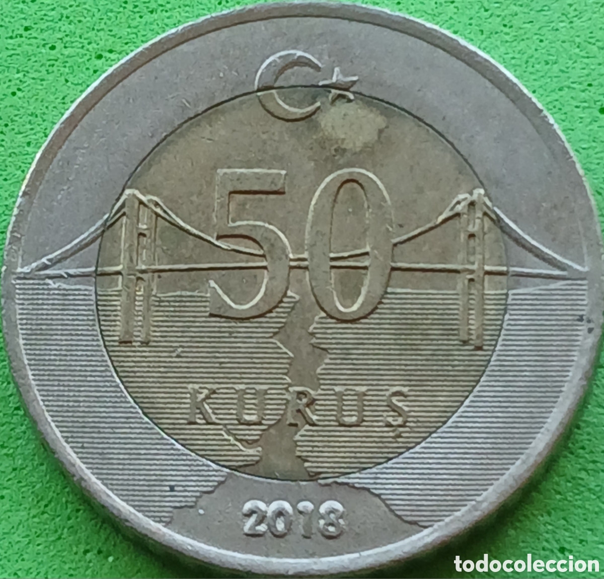 Monedas antiguas de Asia: Turqu&iacute;a 50 kurus 2018 km#1243