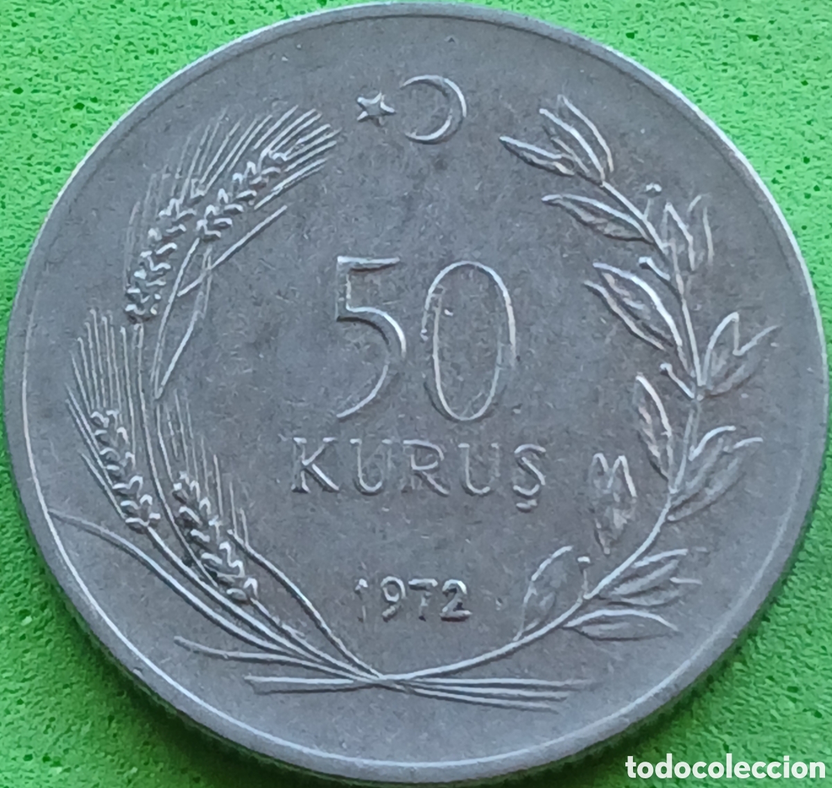 Monedas antiguas de Asia: Turqu&iacute;a 50 kurus 1972 km#899