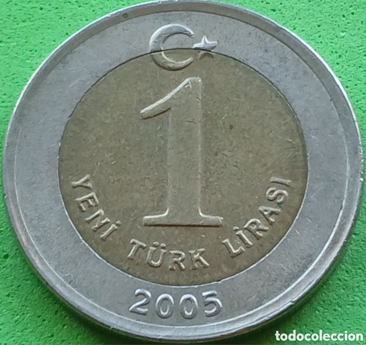 Monedas antiguas de Asia: Turqu&iacute;a 1 nueva lira 2005 km#1169