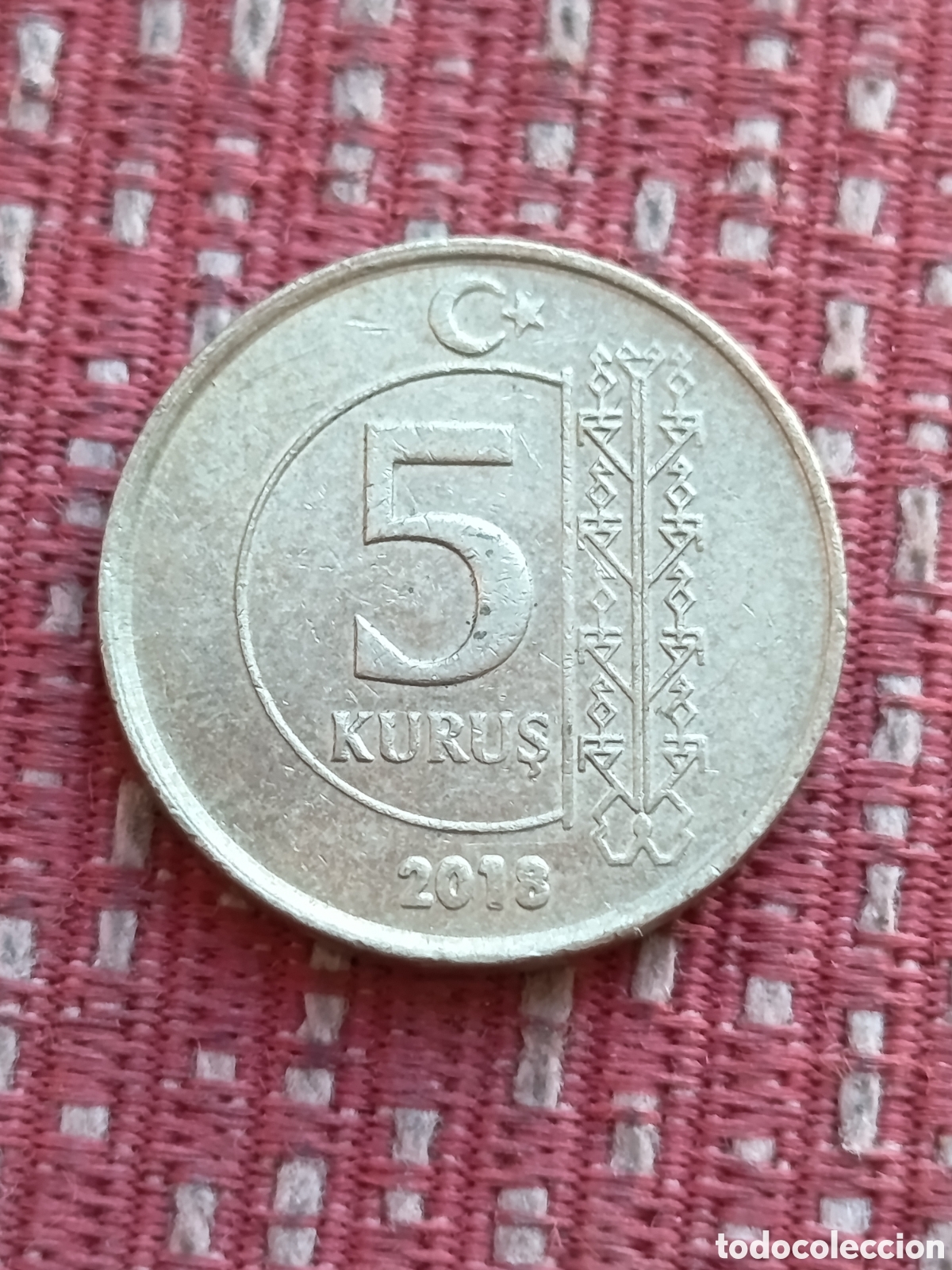 Monedas antiguas de Asia: Turqu&iacute;a 5 Kurus 2018 - Foto 2