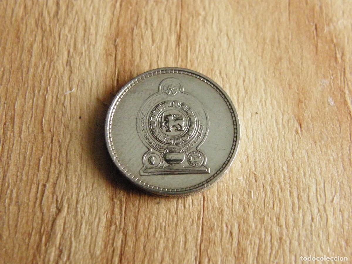Monedas antiguas de Asia: Sri Lanka 25 Cents 1978 &ndash; 3 Idiomas (Cingal&eacute;s, Tamil, Ingl&eacute;s) &ndash; KM#141