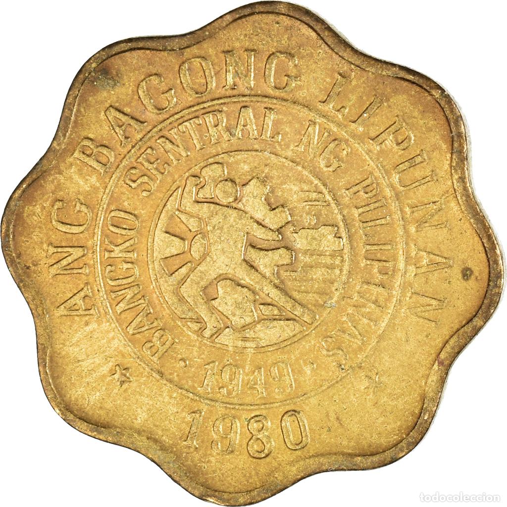 Monedas antiguas de Asia: [#1464635] Moneda, Filipinas, 5 Sentimos, 1980