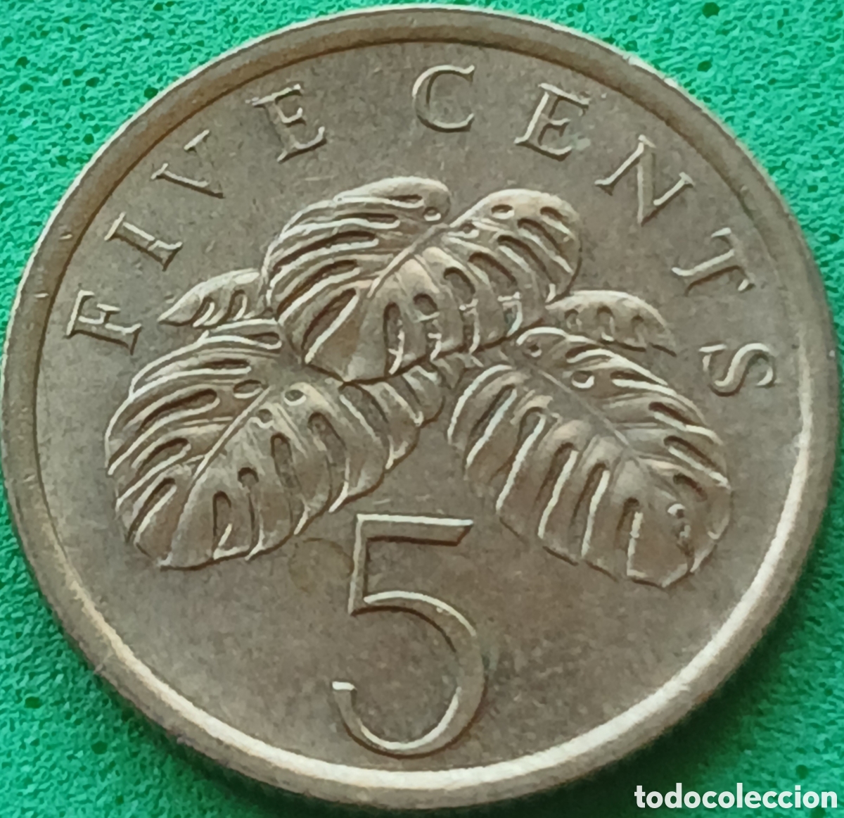 Monedas antiguas de Asia: Singapur 5 cents 1986 km#50