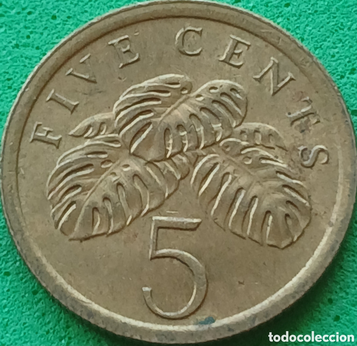 Monedas antiguas de Asia: Singapur 5 cents 1988 km#50