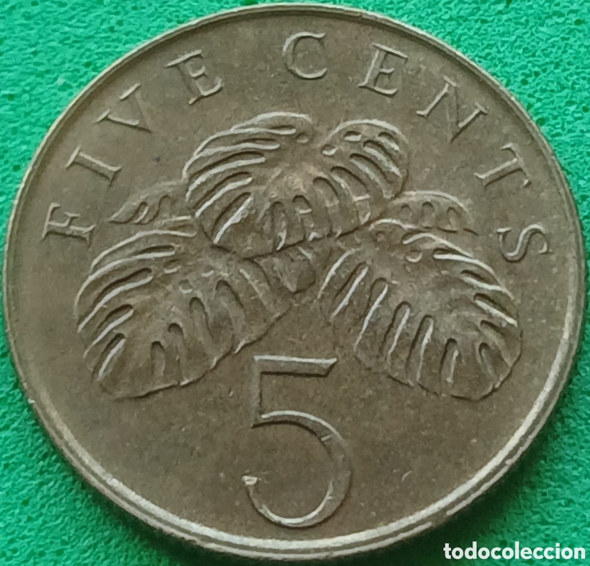 Monedas antiguas de Asia: Singapur 5 cents 1995 km#99