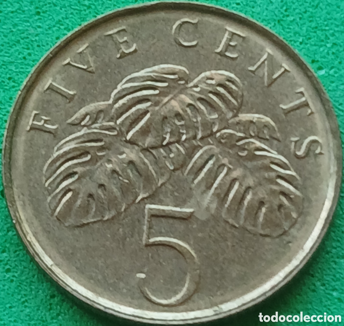 Monedas antiguas de Asia: Singapur 5 cents 2000 km#99