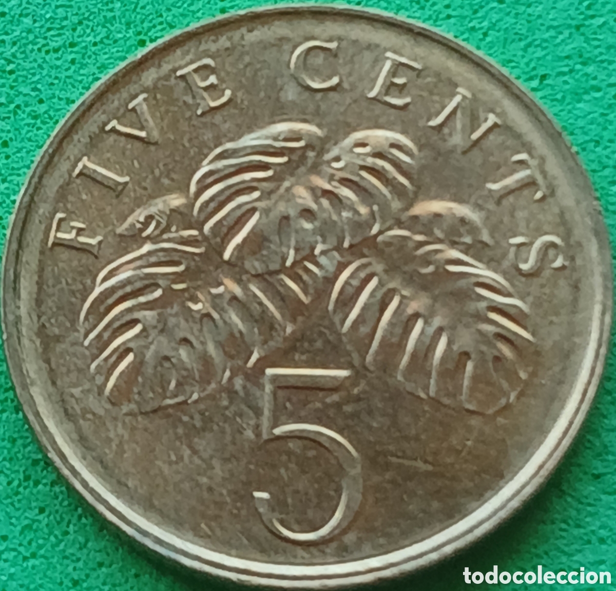 Monedas antiguas de Asia: Singapur 5 cents 2005 km#99