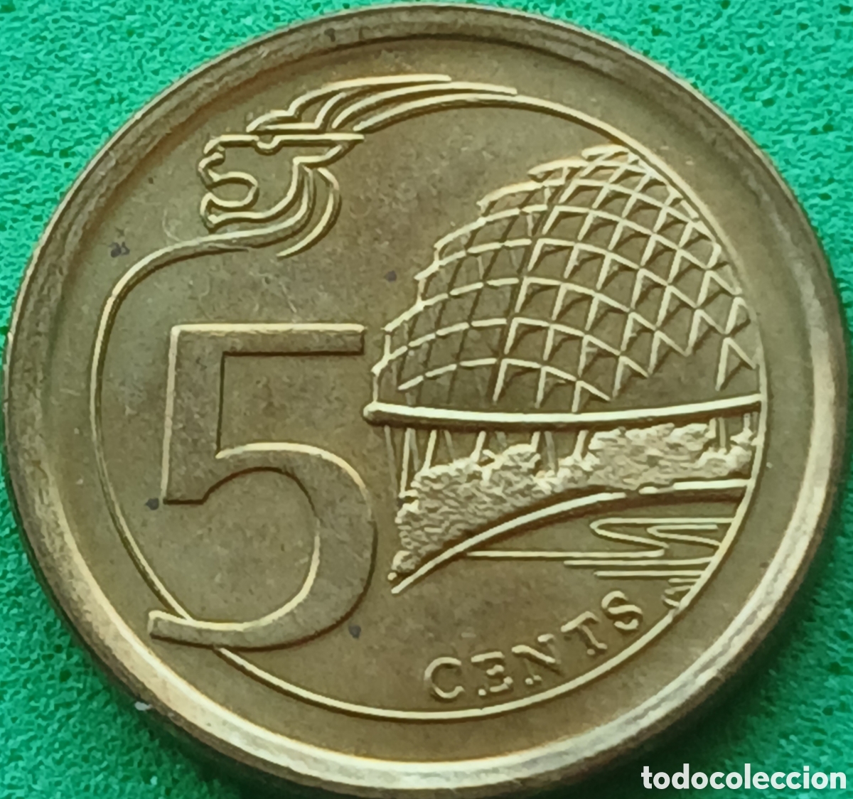 Monedas antiguas de Asia: Singapur 5 cents 2013 km#345