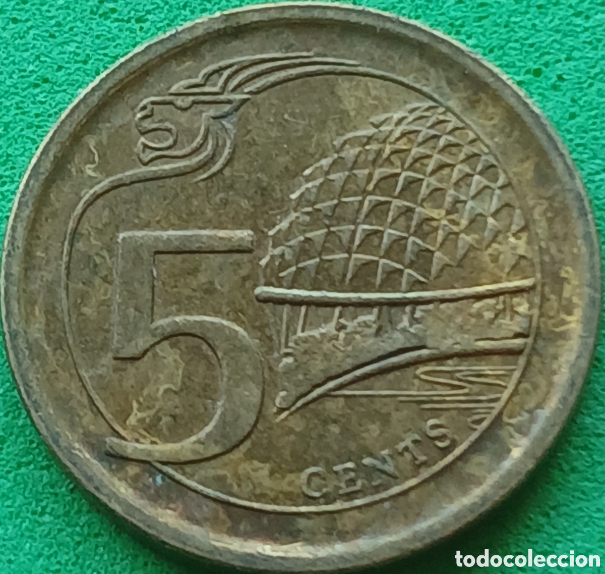 Monedas antiguas de Asia: Singapur 5 cents 2016 km#345