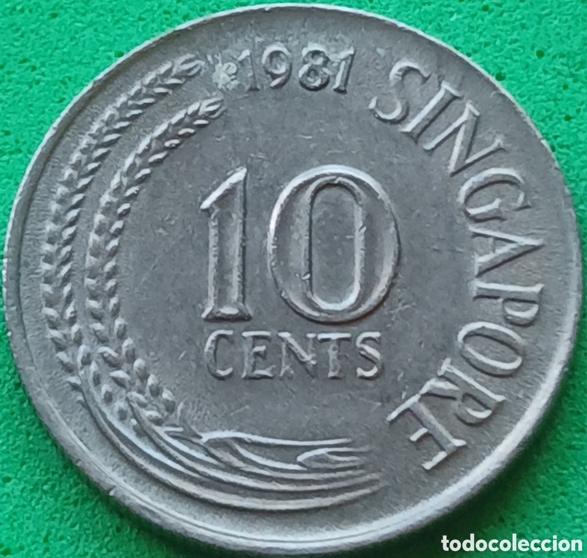 Monedas antiguas de Asia: Singapur 10 cents 1981 km#3