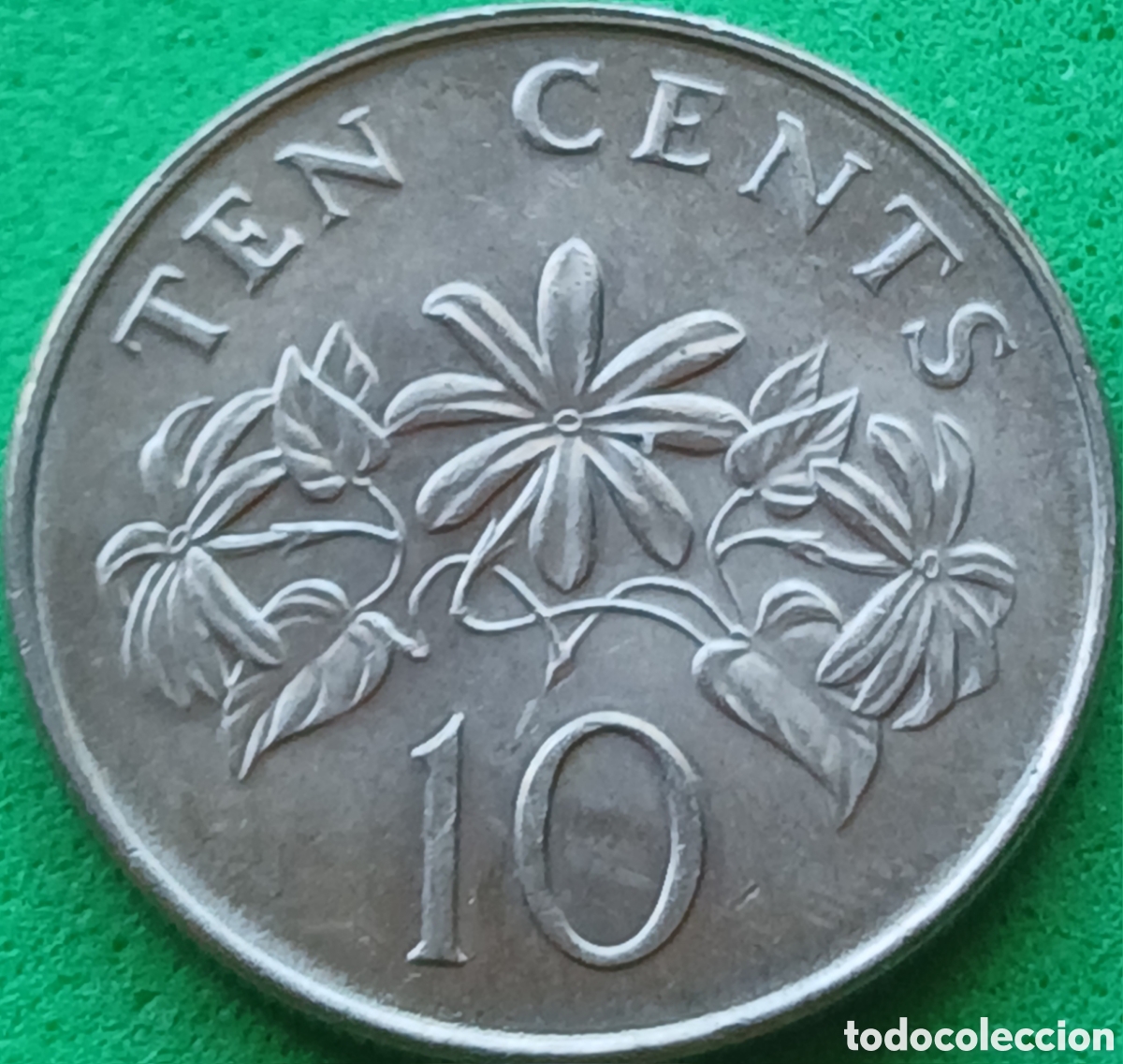 Monedas antiguas de Asia: Singapur 10 cents 1986 km#51