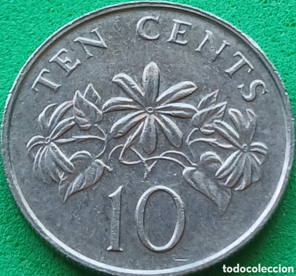 Monedas antiguas de Asia: Singapur 10 cents 1989 km#51