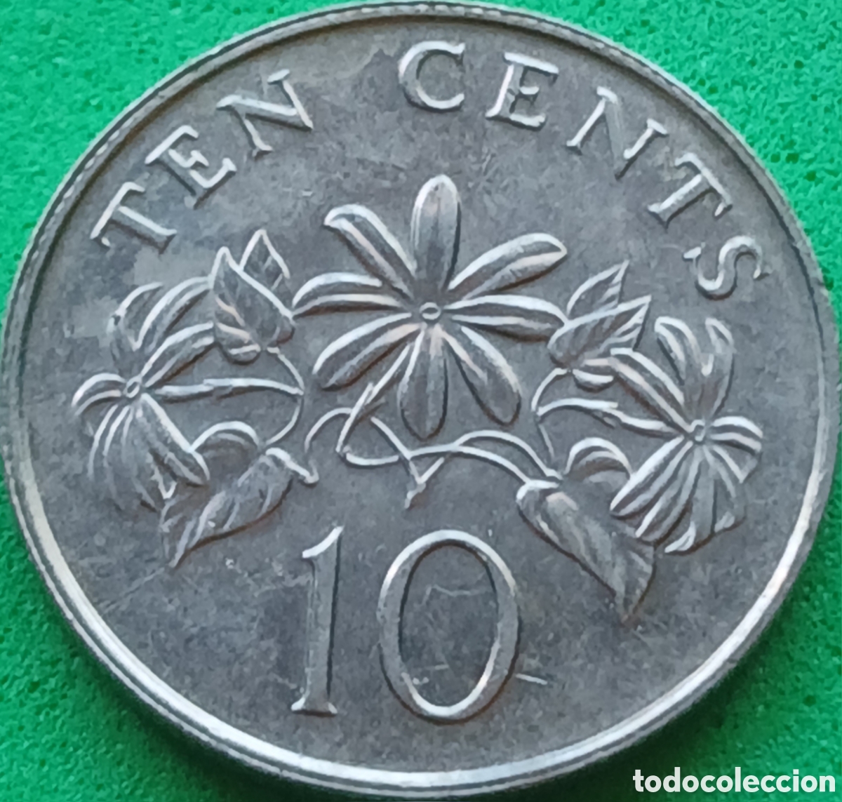 Monedas antiguas de Asia: Singapur 10 cents 1991 km#51
