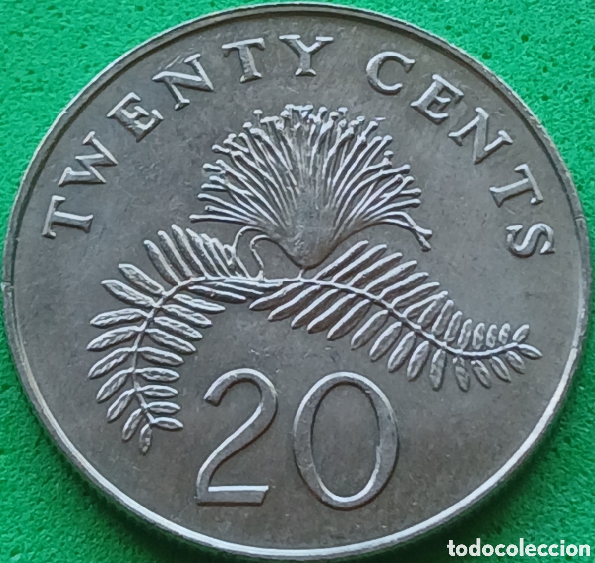 Monedas antiguas de Asia: Singapur 20 cents 1986 km#52