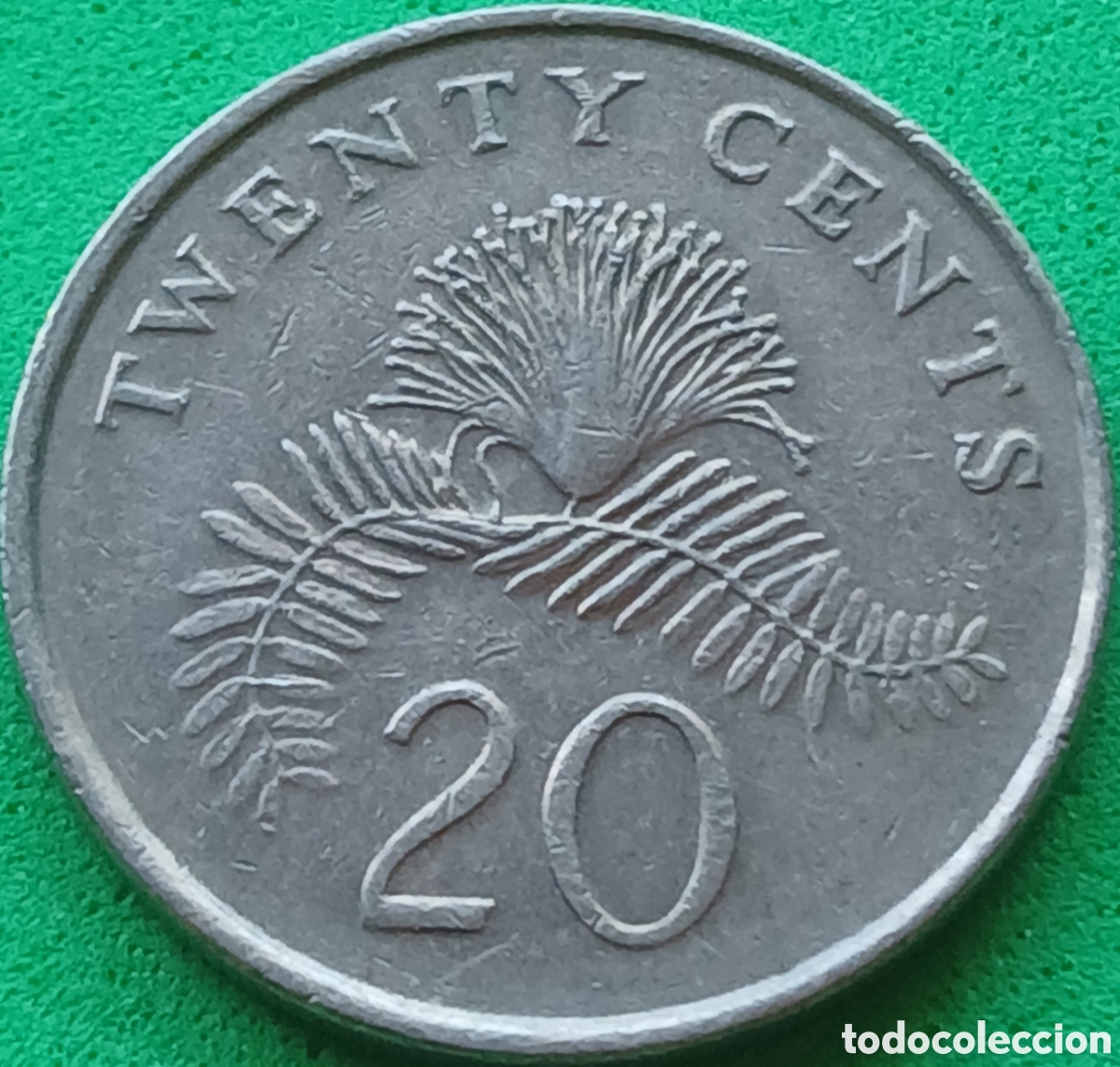 Monedas antiguas de Asia: Singapur 20 cents 1989 km#52